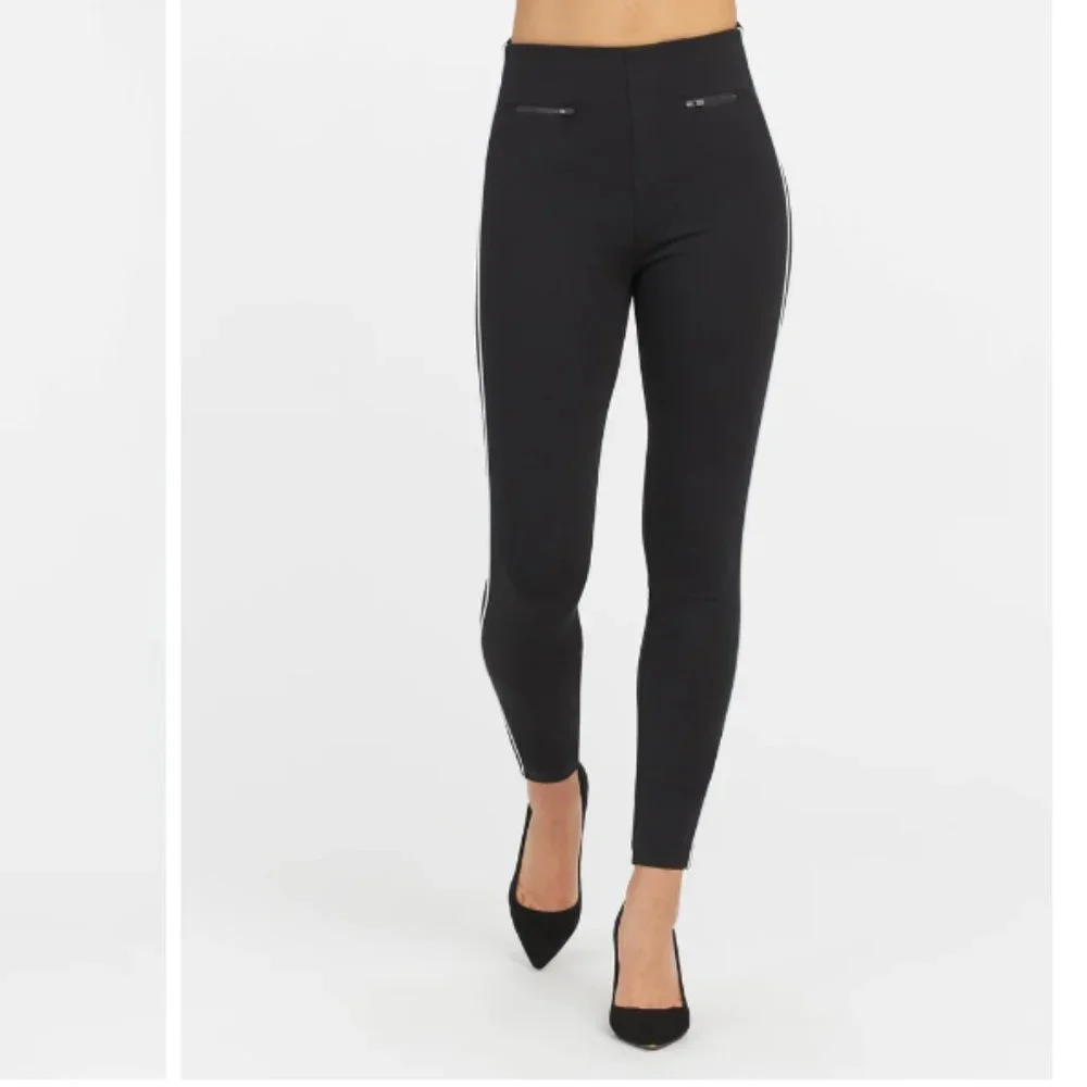NWT! Spanx‎ The Perfect Pant, Ankle Piped Skinny Classic Black 2X/2TG